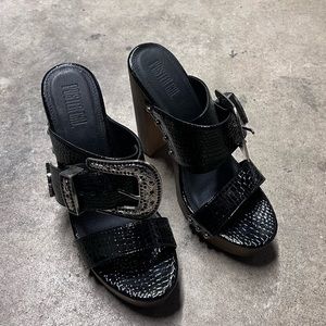 Poster Girl Platform Heels with buckles LAST CHANCE DISCOUNTED